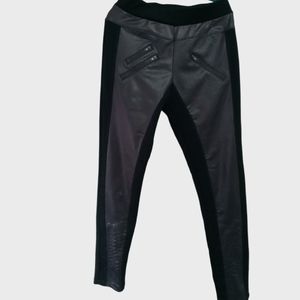 Esti Couture Leggings Black/Gray Color Size M.